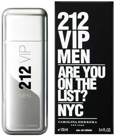 Perfume Carolina Herrera 212 Vip Men Hombre 100 m - Main Image